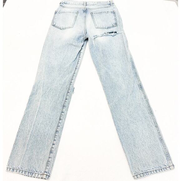 Revice Button Fly Distressed Denim Jeans Ripped Knees Size 26 - Picture 3 of 8